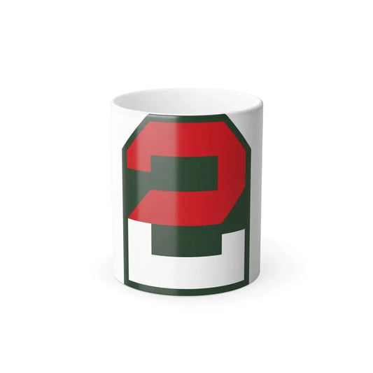 Second United States CSIB (U.S. Army) Color Changing Coffee Mug 11oz - Go Mug Yourself