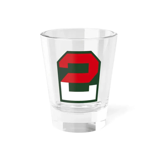 Second United States CSIB (U.S. Army) Shot Glass 1.5oz 1.5oz - Go Mug Yourself
