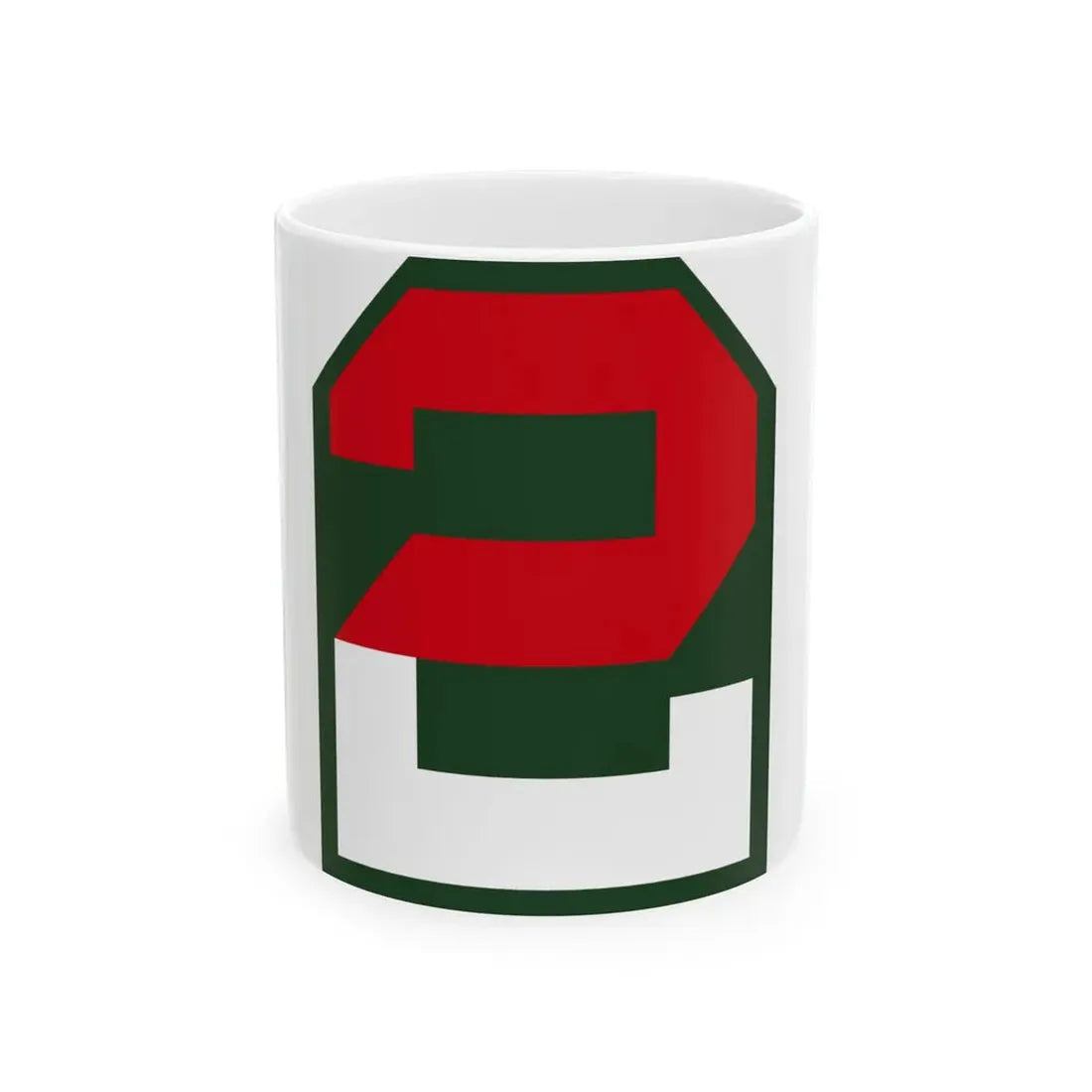 Second United States CSIB (U.S. Army) White Coffee Mug 11oz - Go Mug Yourself