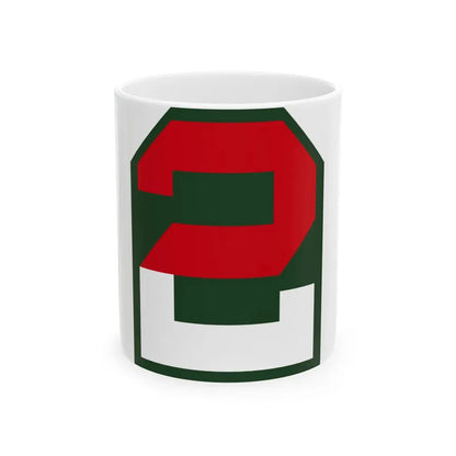 Second United States CSIB (U.S. Army) White Coffee Mug 11oz - Go Mug Yourself