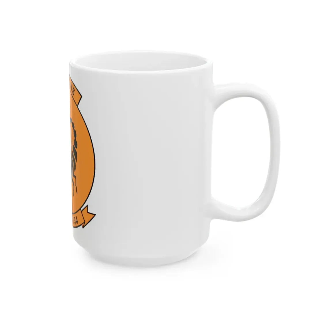 Second VA 134 US Navy (U.S. Navy) White Coffee Mug - Go Mug Yourself