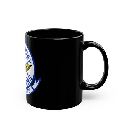 Second VA 75 ATKRON 75 The Sunday Punchers (U.S. Navy) Black Coffee Mug-Go Mug Yourself