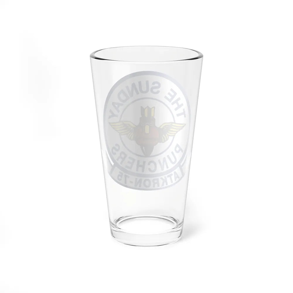 Second VA 75 ATKRON 75 The Sunday Punchers (U.S. Navy) Pint Glass 16oz-Go Mug Yourself