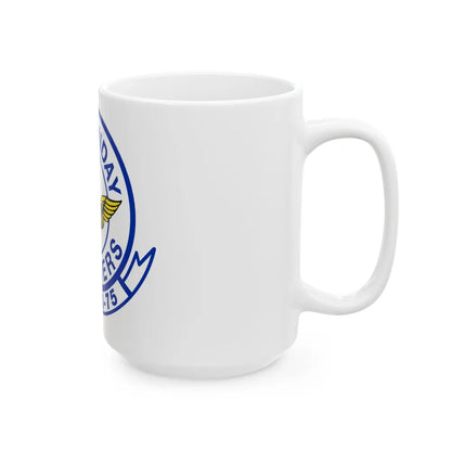 Second VA 75 ATKRON 75 The Sunday Punchers (U.S. Navy) White Coffee Mug-Go Mug Yourself