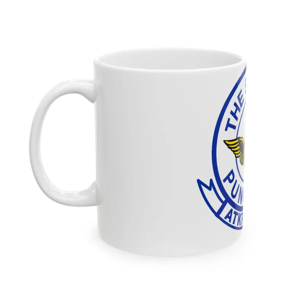 Second VA 75 ATKRON 75 The Sunday Punchers (U.S. Navy) White Coffee Mug-Go Mug Yourself