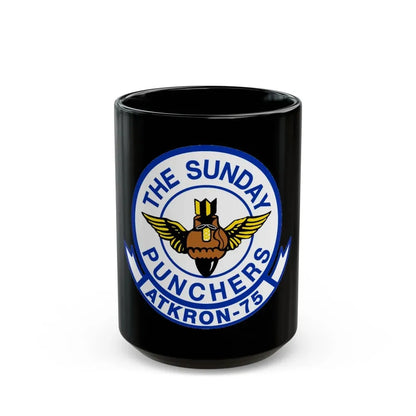 Second VA 75 ATKRON 75 The Sunday Punchers (U.S. Navy) Black Coffee Mug - Go Mug Yourself