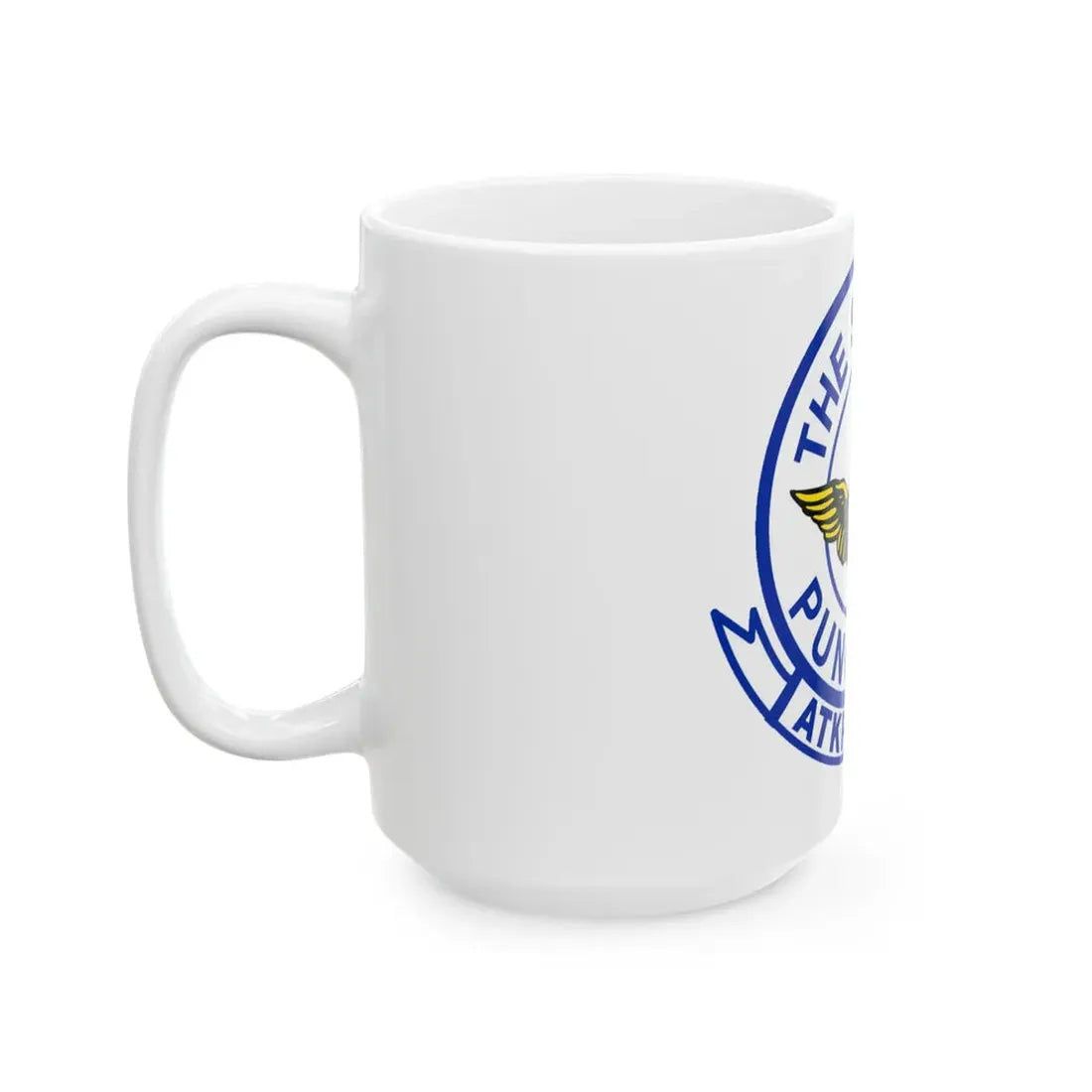 Second VA 75 ATKRON 75 The Sunday Punchers (U.S. Navy) White Coffee Mug - Go Mug Yourself