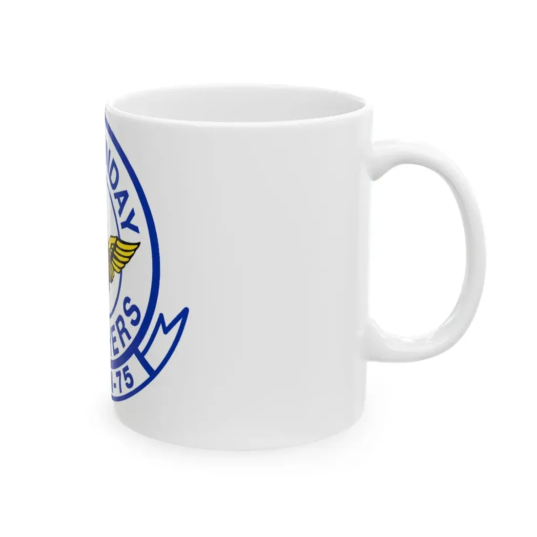 Second VA 75 ATKRON 75 The Sunday Punchers (U.S. Navy) White Coffee Mug - Go Mug Yourself