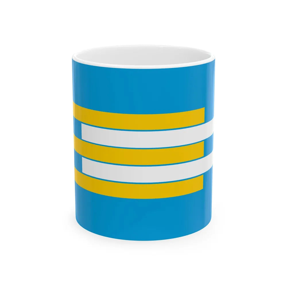 Second Westendorp Proposal of BiH flag (Bosnia and Herzegovina) White Coffee Mug 11oz - Go Mug Yourself