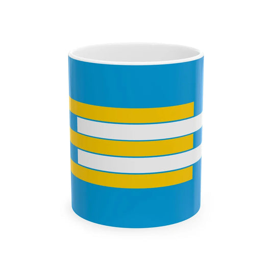 Second Westendorp Proposal of BiH flag (Bosnia and Herzegovina) White Coffee Mug 11oz - Go Mug Yourself