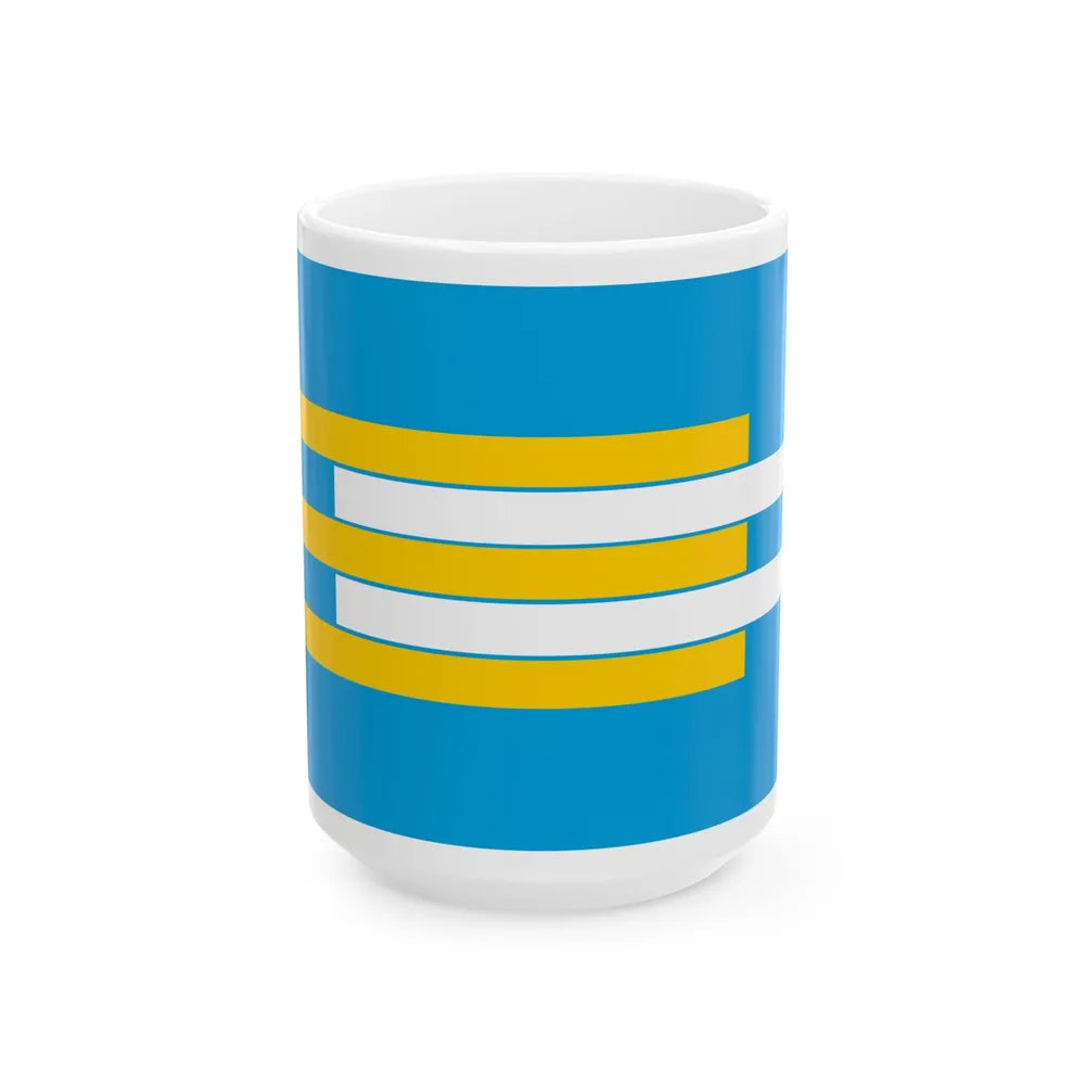 Second Westendorp Proposal of BiH flag (Bosnia and Herzegovina) White Coffee Mug 15oz - Go Mug Yourself