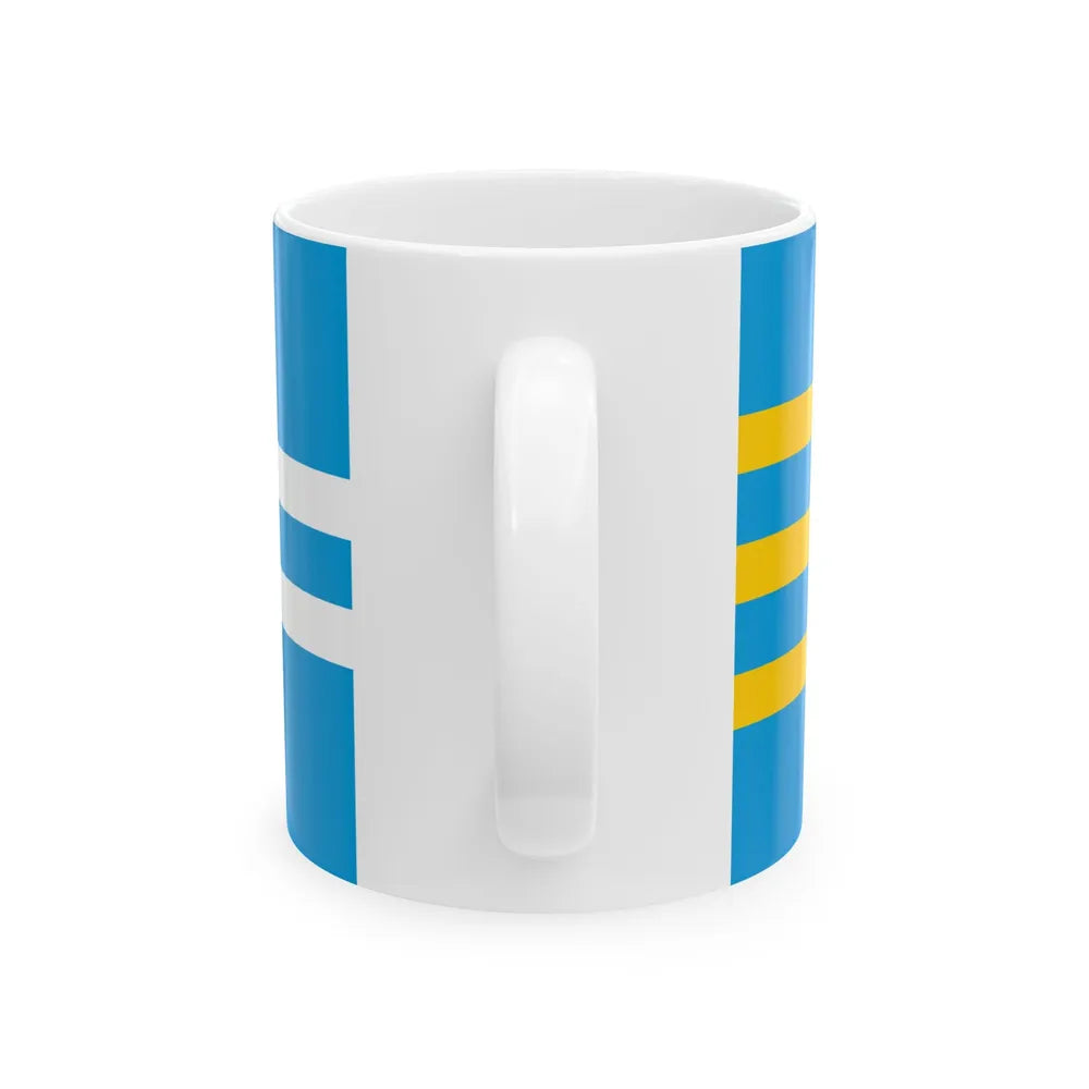 Second Westendorp Proposal of BiH flag (Bosnia and Herzegovina) White Coffee Mug - Go Mug Yourself