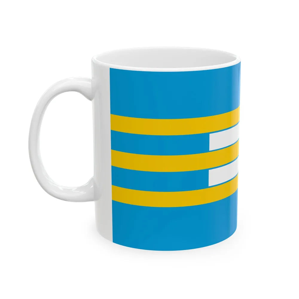 Second Westendorp Proposal of BiH flag (Bosnia and Herzegovina) White Coffee Mug - Go Mug Yourself