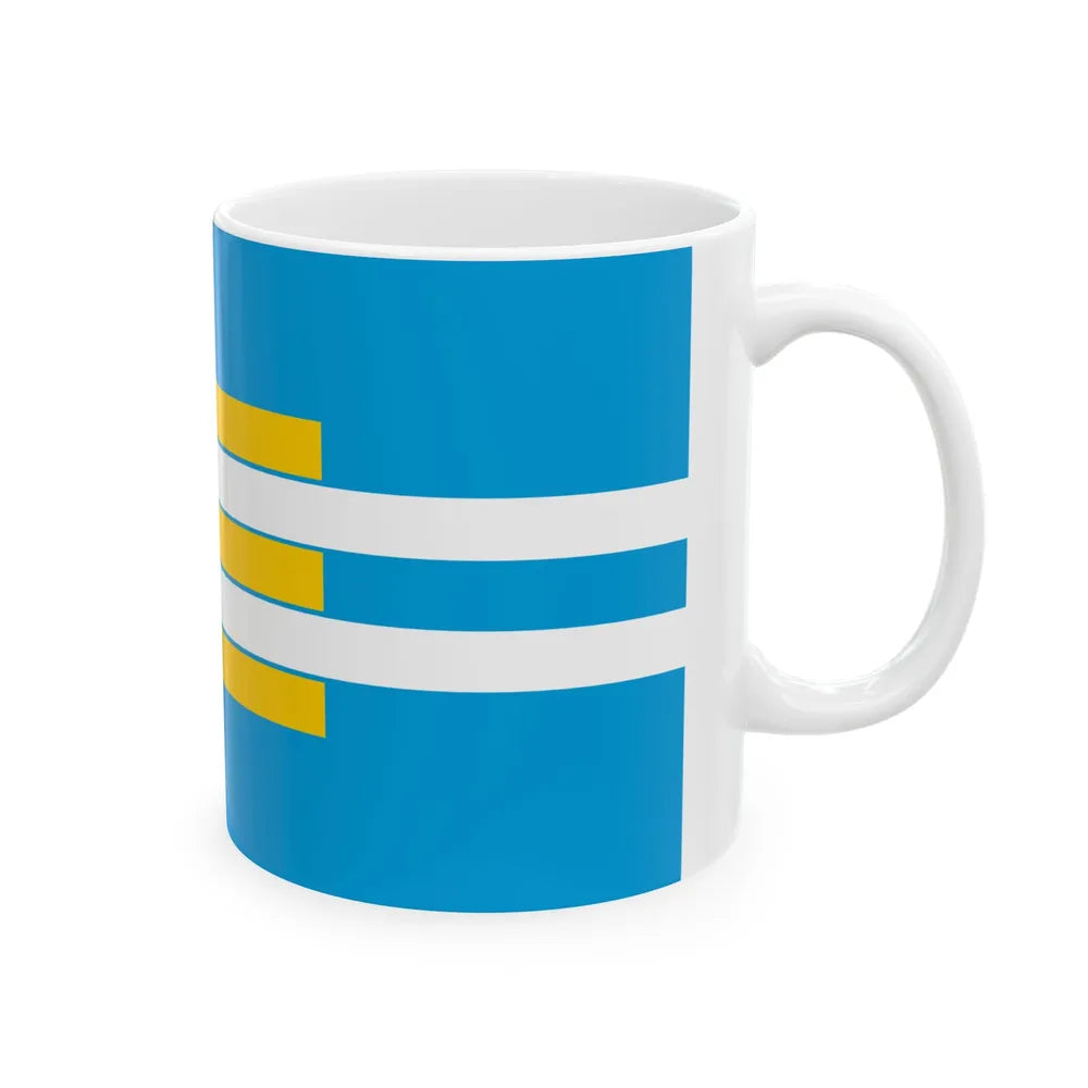 Second Westendorp Proposal of BiH flag (Bosnia and Herzegovina) White Coffee Mug - Go Mug Yourself