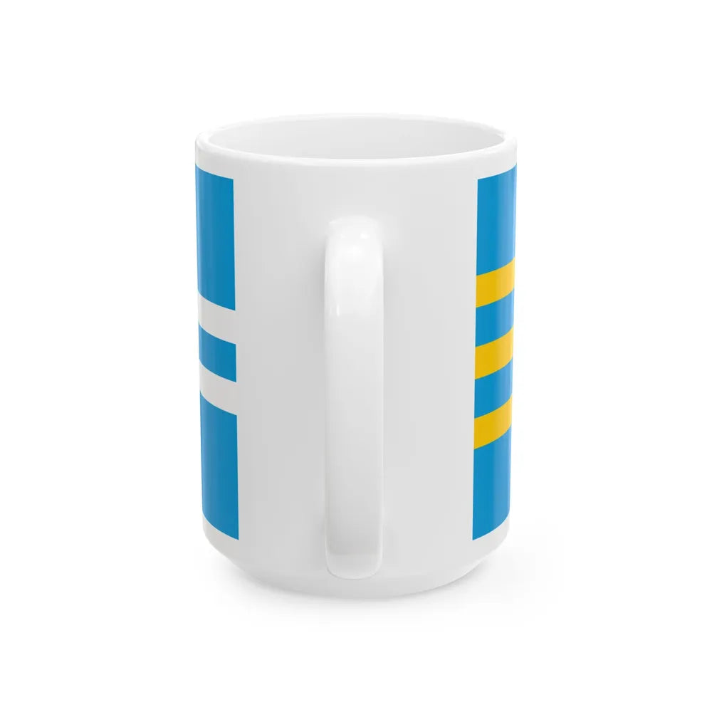 Second Westendorp Proposal of BiH flag (Bosnia and Herzegovina) White Coffee Mug - Go Mug Yourself