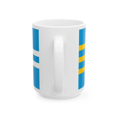 Second Westendorp Proposal of BiH flag (Bosnia and Herzegovina) White Coffee Mug - Go Mug Yourself