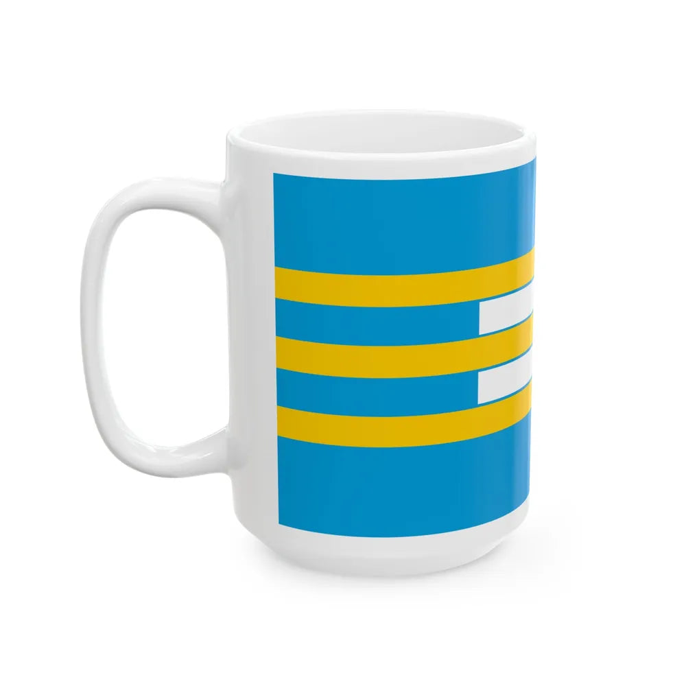Second Westendorp Proposal of BiH flag (Bosnia and Herzegovina) White Coffee Mug - Go Mug Yourself