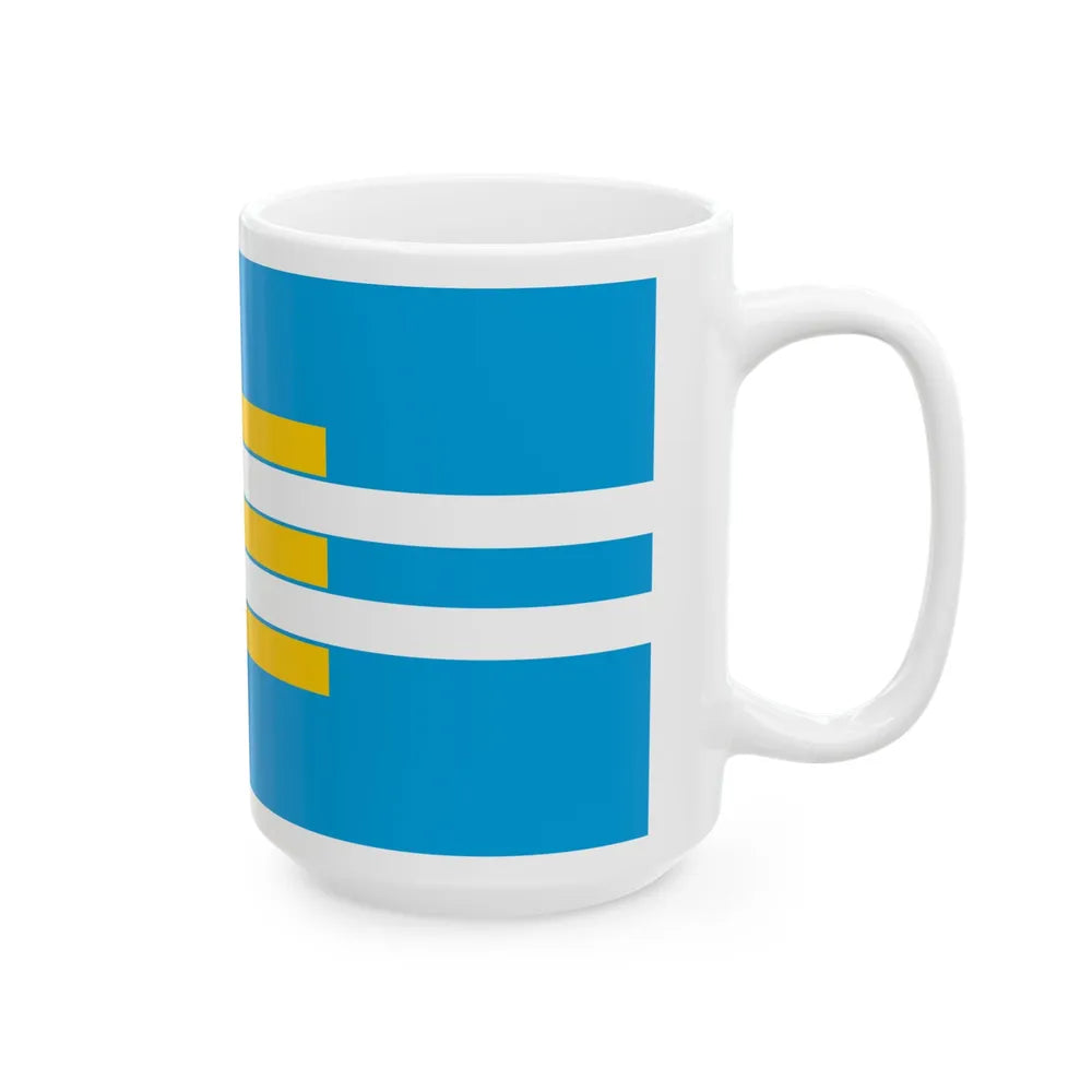 Second Westendorp Proposal of BiH flag (Bosnia and Herzegovina) White Coffee Mug - Go Mug Yourself
