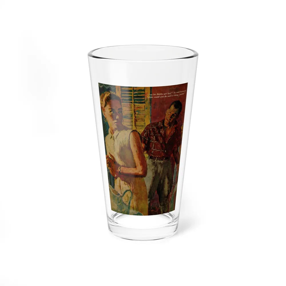 Second Wife, Redbook, December 1958 (Magazine Illustration) Pint Glass 16oz-16oz-Go Mug Yourself