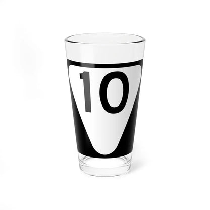 Secondary Tennessee 10 (Tennessee) (Road Sign) Pint Glass 16oz 16oz - Go Mug Yourself