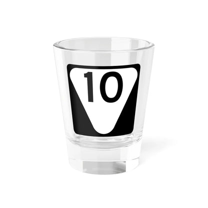 Secondary Tennessee 10 (Tennessee) (Road Sign) Shot Glass 1.5oz 1.5oz - Go Mug Yourself