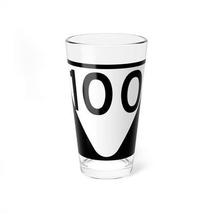 Secondary Tennessee 100 (Tennessee) (Road Sign) Pint Glass 16oz 16oz - Go Mug Yourself