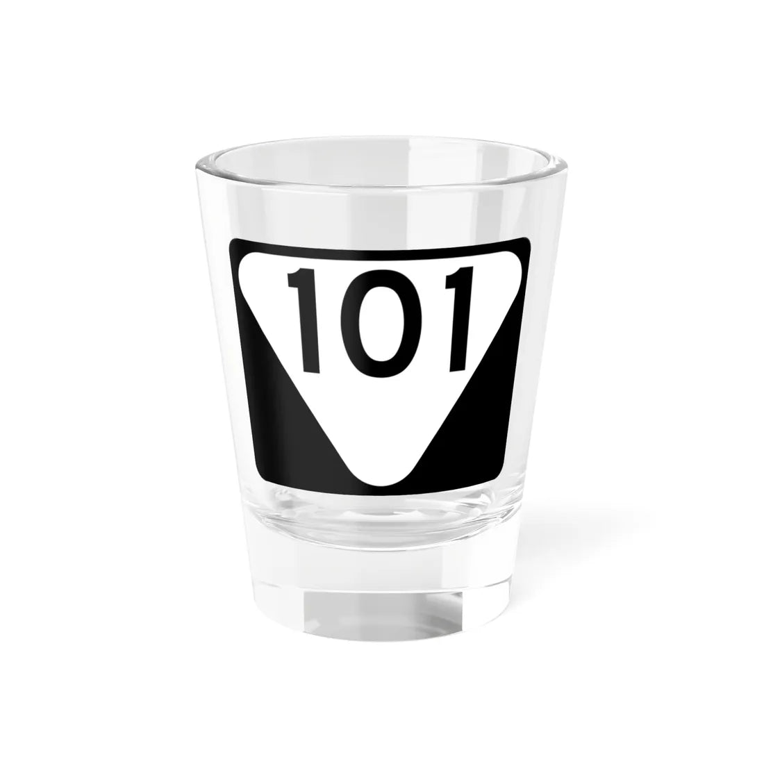 Secondary Tennessee 101 (Tennessee) (Road Sign) Shot Glass 1.5oz 1.5oz - Go Mug Yourself