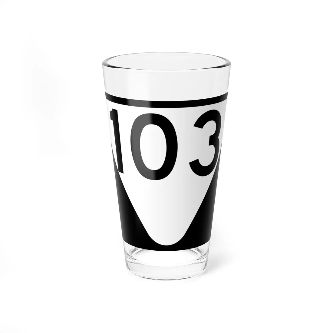 Secondary Tennessee 103 (Tennessee) (Road Sign) Pint Glass 16oz - Go Mug Yourself