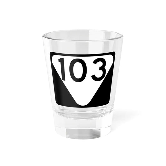 Secondary Tennessee 103 (Tennessee) (Road Sign) Shot Glass 1.5oz 1.5oz - Go Mug Yourself