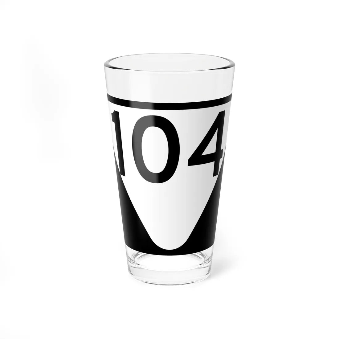 Secondary Tennessee 104 (Tennessee) (Road Sign) Pint Glass 16oz - Go Mug Yourself