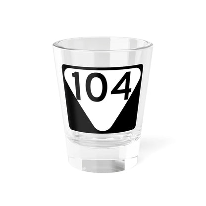 Secondary Tennessee 104 (Tennessee) (Road Sign) Shot Glass 1.5oz 1.5oz - Go Mug Yourself
