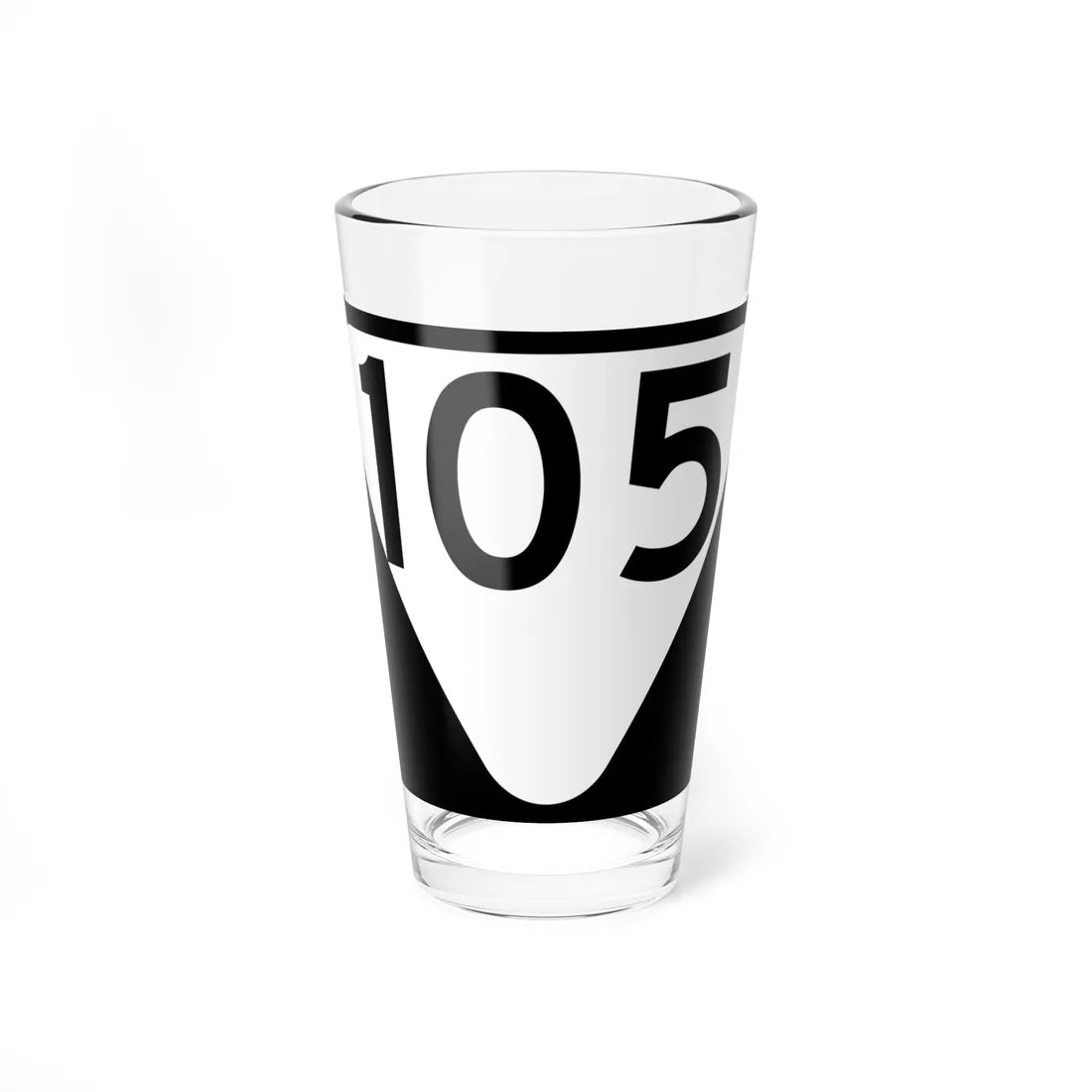 Secondary Tennessee 105 (Tennessee) (Road Sign) Pint Glass 16oz - Go Mug Yourself