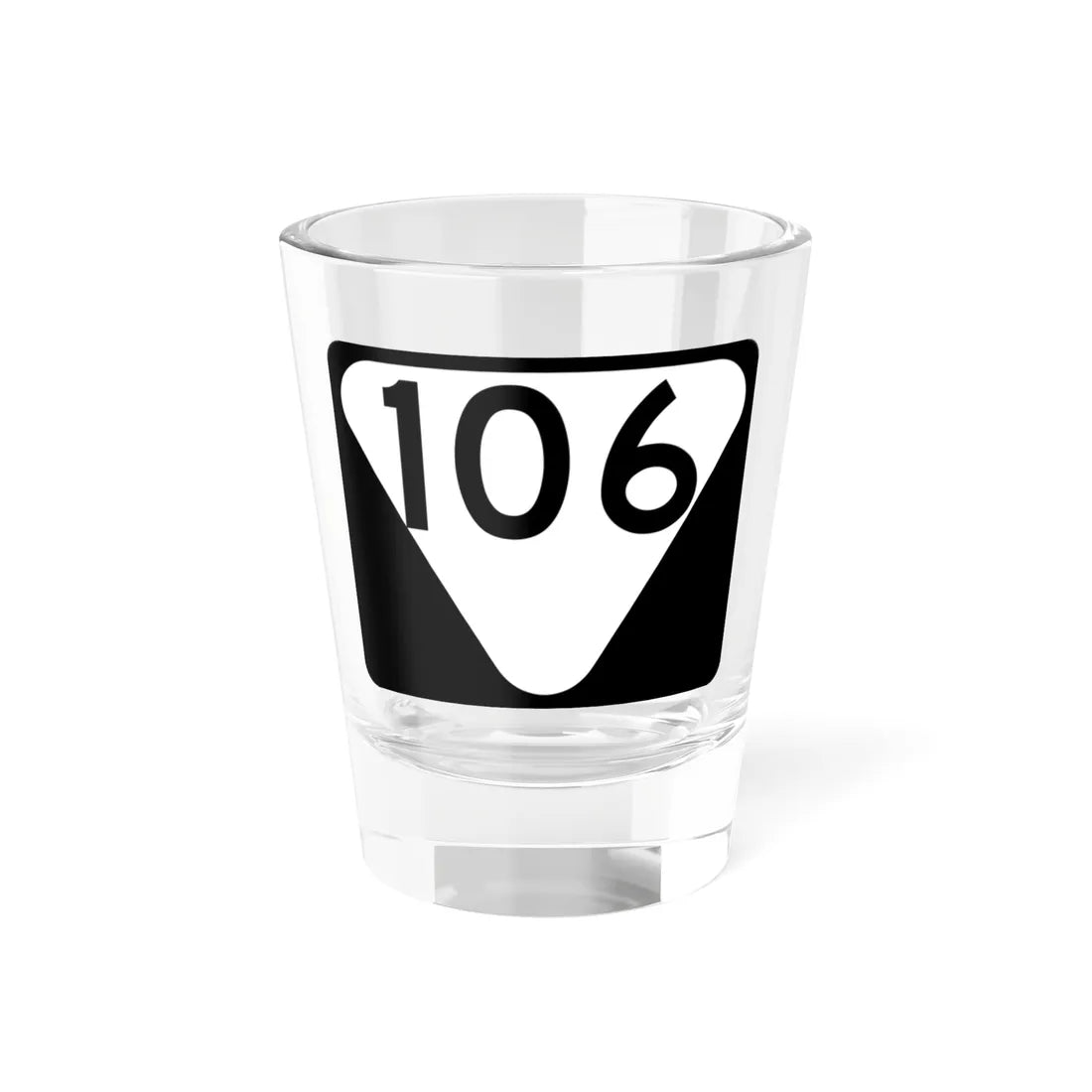 Secondary Tennessee 106 (Tennessee) (Road Sign) Shot Glass 1.5oz 1.5oz - Go Mug Yourself