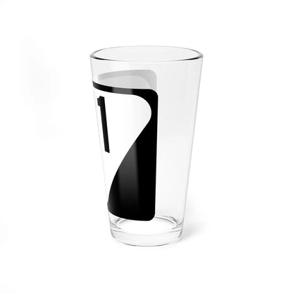 Secondary Tennessee 111 (Tennessee) (Road Sign) Pint Glass 16oz - Go Mug Yourself