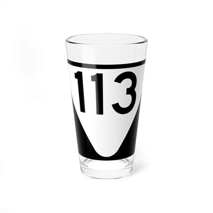 Secondary Tennessee 113 (Tennessee) (Road Sign) Pint Glass 16oz 16oz - Go Mug Yourself