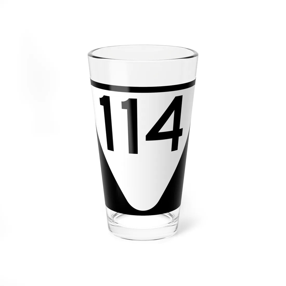 Secondary Tennessee 114 (Tennessee) (Road Sign) Pint Glass 16oz 16oz - Go Mug Yourself