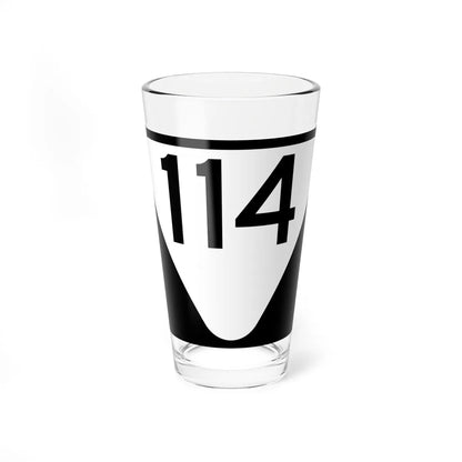 Secondary Tennessee 114 (Tennessee) (Road Sign) Pint Glass 16oz 16oz - Go Mug Yourself