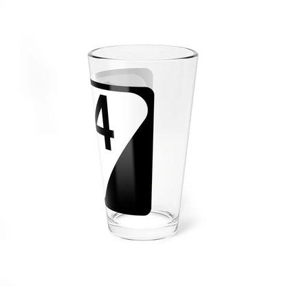 Secondary Tennessee 114 (Tennessee) (Road Sign) Pint Glass 16oz - Go Mug Yourself