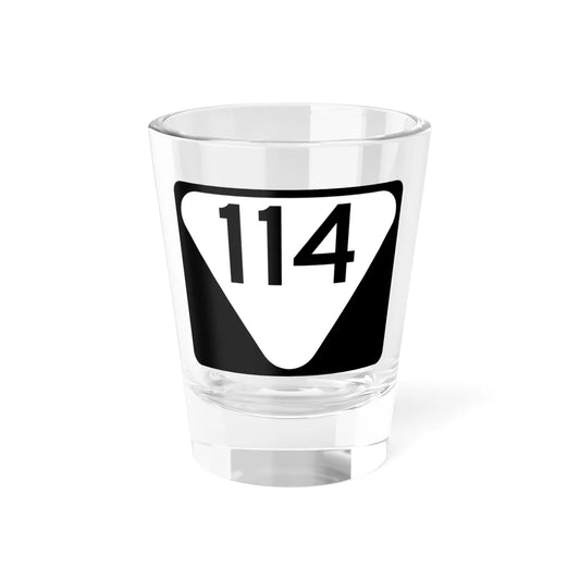 Secondary Tennessee 114 (Tennessee) (Road Sign) Shot Glass 1.5oz 1.5oz - Go Mug Yourself