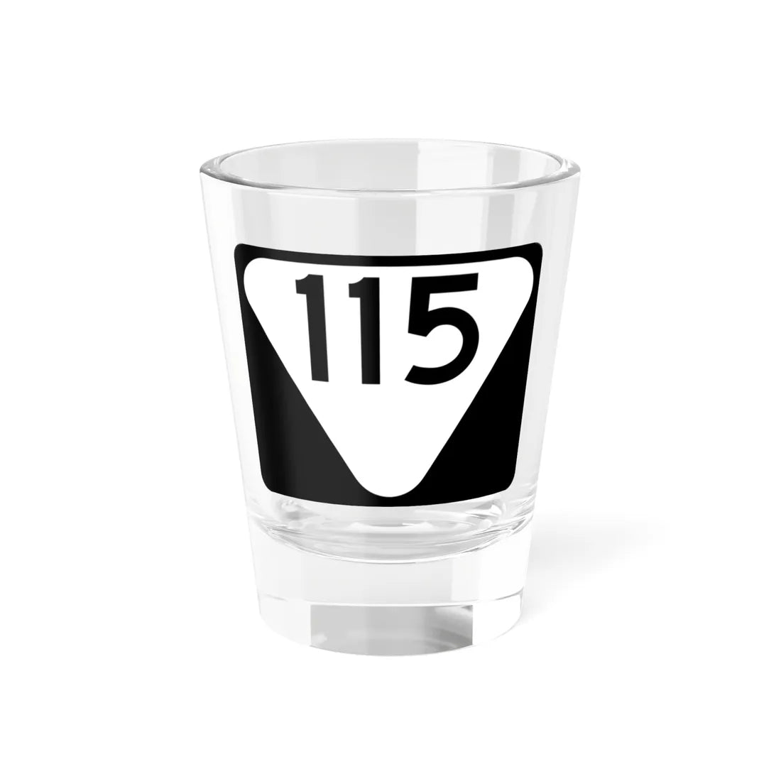 Secondary Tennessee 115 (Tennessee) (Road Sign) Shot Glass 1.5oz 1.5oz - Go Mug Yourself