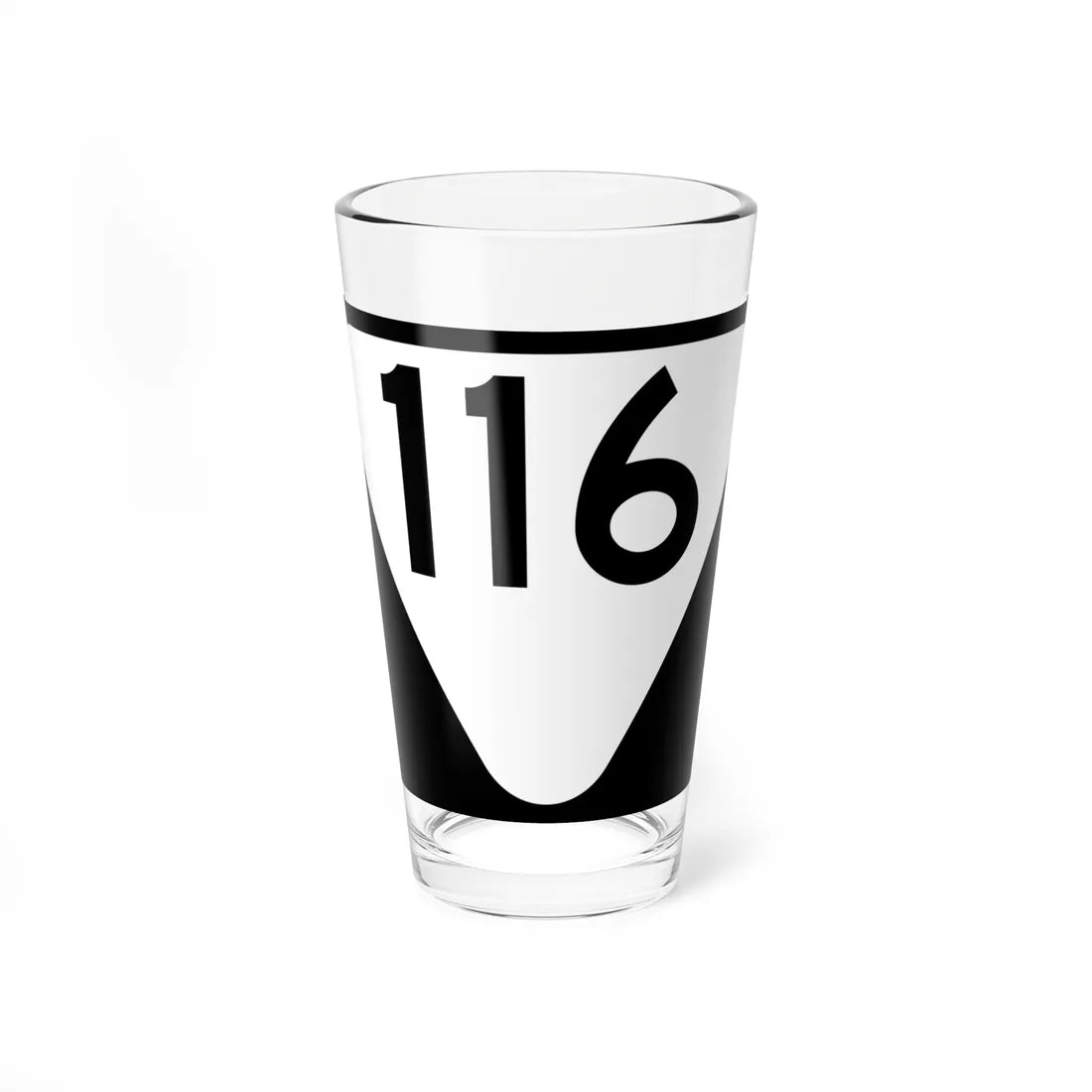 Secondary Tennessee 116 (Tennessee) (Road Sign) Pint Glass 16oz 16oz - Go Mug Yourself