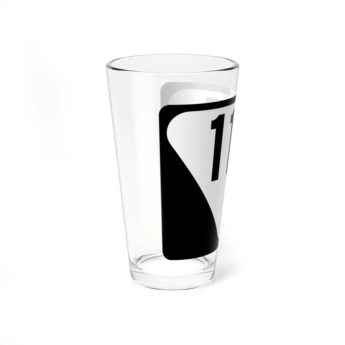 Secondary Tennessee 117 (Tennessee) (Road Sign) Pint Glass 16oz - Go Mug Yourself