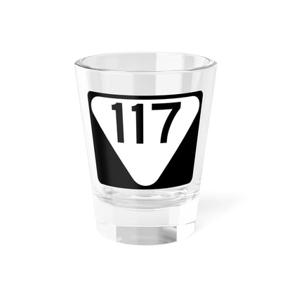 Secondary Tennessee 117 (Tennessee) (Road Sign) Shot Glass 1.5oz 1.5oz - Go Mug Yourself