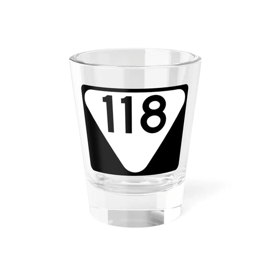 Secondary Tennessee 118 (Tennessee) (Road Sign) Shot Glass 1.5oz 1.5oz - Go Mug Yourself