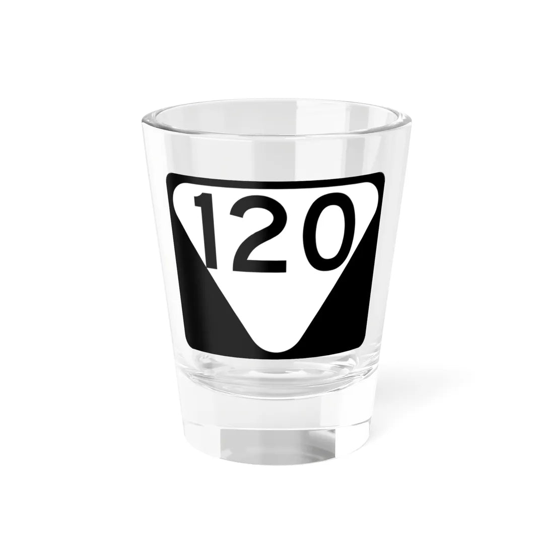 Secondary Tennessee 120 (Tennessee) (Road Sign) Shot Glass 1.5oz 1.5oz - Go Mug Yourself