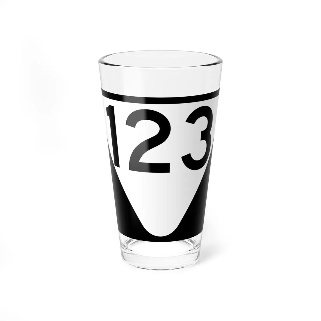 Secondary Tennessee 123 (Tennessee) (Road Sign) Pint Glass 16oz 16oz - Go Mug Yourself
