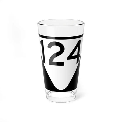 Secondary Tennessee 124 (Tennessee) (Road Sign) Pint Glass 16oz - Go Mug Yourself