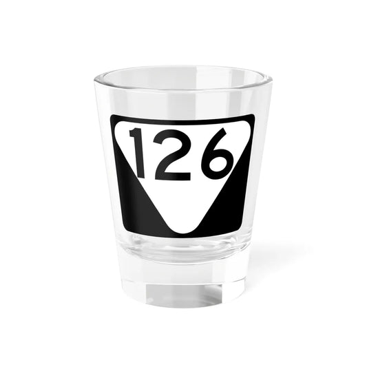 Secondary Tennessee 126 (Tennessee) (Road Sign) Shot Glass 1.5oz 1.5oz - Go Mug Yourself