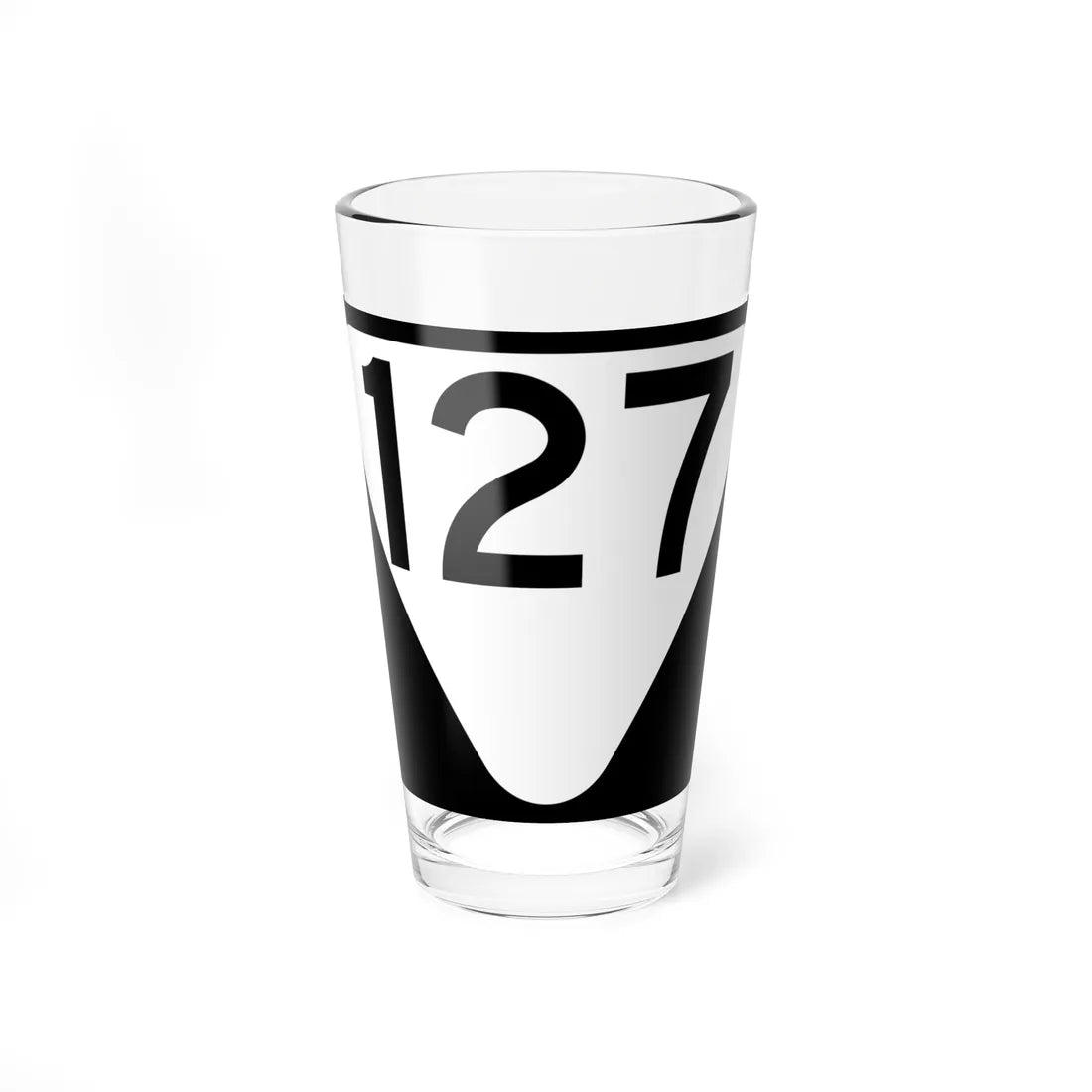 Secondary Tennessee 127 (Tennessee) (Road Sign) Pint Glass 16oz 16oz - Go Mug Yourself