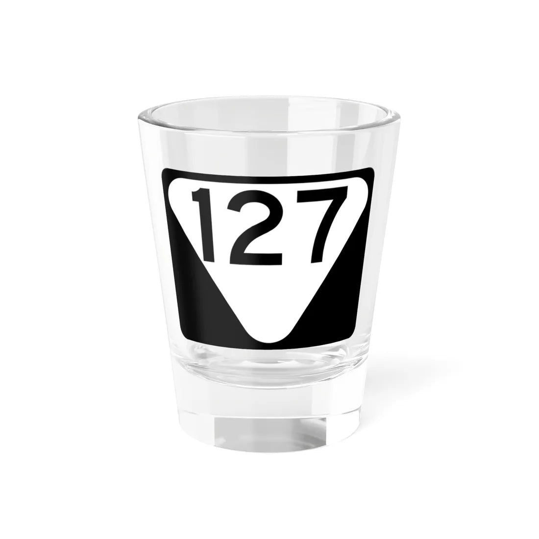 Secondary Tennessee 127 (Tennessee) (Road Sign) Shot Glass 1.5oz 1.5oz - Go Mug Yourself